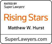 Rated By Super Lawyers | Rising Stars | Matthew W. Hurst | SuperLawyers.com
